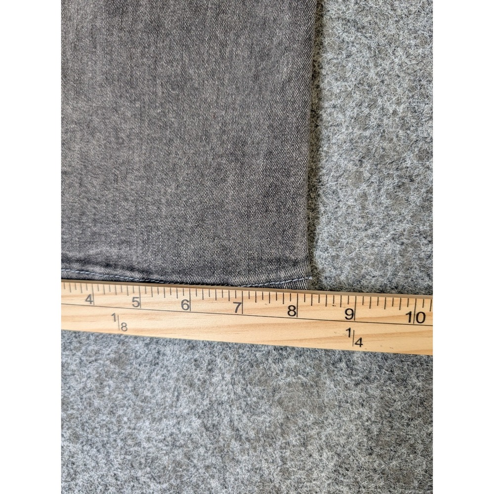 NWT Flamingo Black/Gray Stretch Jeans Size M Distressed Made For Curves Flare - Picture 10 of 10